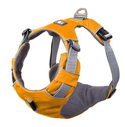 Justerbar polstret hundesele orange S