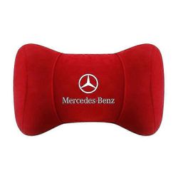 AMG Mercedes-Benz Memory Foam niskatukityyny - Auton niskatyyny istuimen nukkumiseen - Kaulanikamatyyny AMG-punainen