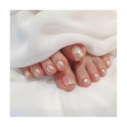 Ubiuo Lyhyet väärät varpaankynsit Koko kannen painallus varpaankynsiä väärennetyt varpaankynnet Keinotekoiset jalat