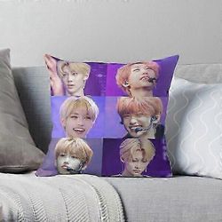 Stray Kids Felix Throw tyynyliina neliömäiset tyynyliinat sohvalle vuodesohva sänky olohuone, kodin sisustus-IFB2444 40x40CM 16x16IN