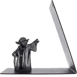 Premium raskas metallinen kirjahylly - musta L-muotoinen kirjanlopun tuki toimistopöydällä, luova lahja isälle ja rakastajalle