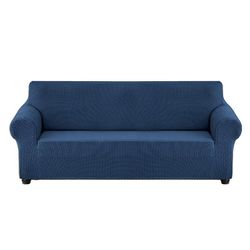 Eveltek Stretch Sofa Slipcover SofaBeskytter Små Tern Blå M