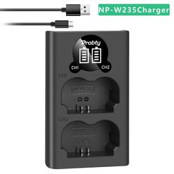 Sajygv lp e6 lp e8 lp e12 lpe6 np fw50 np f550 np w235 np bx1 en el14 el14 en el15 en el23 dual batteri ledet kameralader W235-lader