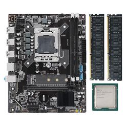 X79 Mboard Set Kit A 1356 med Xeon E5 2420 V2 CPU 8GB (2x4GB) DDR3 ECC Reg Ram Nvme M.2-ATX