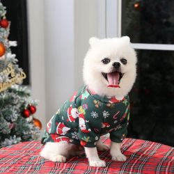 Witdreamer Hund Tøj Jakke Coat Julefrokost Vinter Pet Costume Cat Beklædning S
