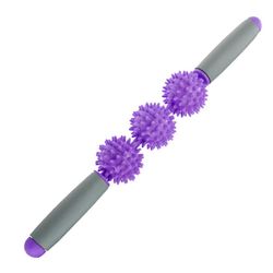 Silikone Muskel Afslapning Massage Pindsvin Kuglemassager Sport Yoga Roller Lilla