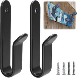 2 stk Horisontal Snowboard Wall Mount Clips Snowboard Wall Rack Snowboard Mount Storage Snowboard Display Wall Mount