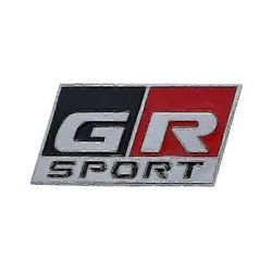 3D Metal Gr -logo auton etusäleikkö tunnus tavaratilan merkki yhteensopiva toyota Yaris Ch R Rav4 Corolla R:n kanssa GR SPORT kromi