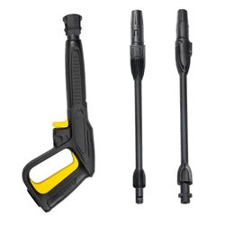Pistolet à eau haute pression avec lance à jet et lance rotative, compatible avec les nettoyeurs haute pression Karcher K2 ~ K7