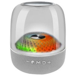 LP90 Daha lasitettu 40W langaton Bluetooth-kaiutin LED värikäs musiikkilaatikko Valkoinen