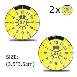 2kpl 3D-geelitarra rekisterikilven sinettimerkki, TUV-laattatarroja -GSLA-Yvan 27