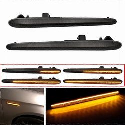 2kpl LED-dynaamiset sivumerkkiauton valot Nuoli suuntavilkku vilkkuvalot Alfa Romeo Giulietta 940 Juliet 50513758 5052294 Dynamic Smoked