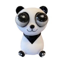 Stress Relief Panda Toy - Morsom Dekompresjon leketøy med Pop Out Eyes - Perfekt gave til barn og kontorarbeidere