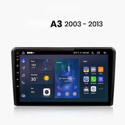 Unbreaded Carplay Android Auto bilradio for A3 2 8P 2003 - 2013 Multimedia GPS autoradio 4G WIFI DSP