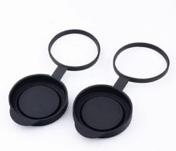 2kpl, suojaavat kumiset objektiivilinssien korkit Binokulaarille, sopii 42 mm: n objektiivilinssille