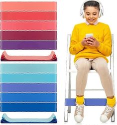 10kpl tuolinauhat ihmisille, joilla on hankalat jalat 10 väriä Stretch TPE kuminauhat Fidget-nauhat luokkahuoneen tuoleille Stretch Foot Band sopii...