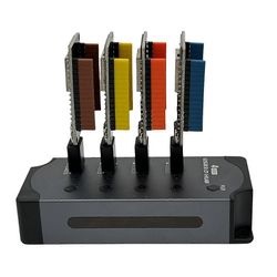 NerdMiner Hub 1500KH/S Solo Lottery Miner 4X370KH/S Miner Combo Kit Bitcoin BTC Miner Asic Mining Cr Gray Black