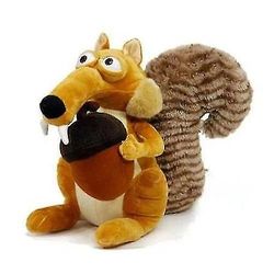 Mike Funny Cute Animal Doll Istid 3 Scrat ekorn utstoppede barn plysj leketøy dekorasjoner Bursdag Gift Anti-rynke pute for barn