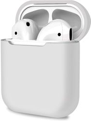 AIR Beskyttelsesdækselbestandigt etui til Apple AirPods 1 2 -Hvid