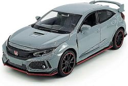 Heyone Civic Type R leluauto Viistoperä (Hatchback) Urheilu Painevalettu Malli Auto 1/32 mittakaava Metalli Vedä takaisin Kitkakäyttöiset ajoneuvot...