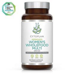 Cytoplan Naisten Wholefood Multi raudalla 60 kapselia