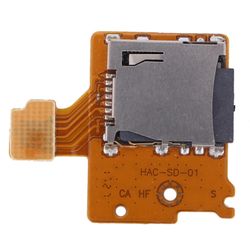 sd Tf Card Slot Socket Board Udskiftning til Switch Game Console Kortlæser Slot Socket gul