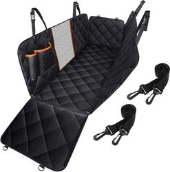 Seat Cover Vedenpitävä turvaistuimen suojus koirille oranssi 2