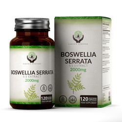 Earth's Nurture Boswellia serrata uute 2000mg 1 Bottle (120 Capsules)