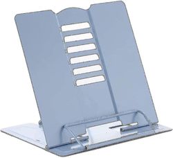 Metall lesestativ. Lesestand Kokebok Holder. Multifunksjonell bok Standblue1pcs