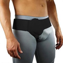 Aikuisten tyrävyöristikko Sports Hernia Support Relief Recovery Belt 1 irrotettavalla puristustyynyllä