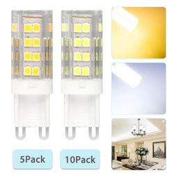 Barsinfi G9 Halogen Led majs pære lampe dagslys hjem lys 5 pakker hvid