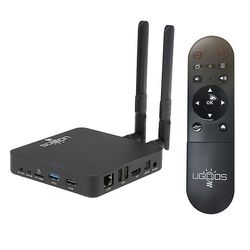 Sofirn Ugoos Am6 Plus Smart Android 9,0 Tv Box Amlogic S922x-j Uhd 4k Media Player 4GB Lpddr4 32GB Emmc 2,4 g Og 5g Wifi 1000m Lan Bt 5,0 H