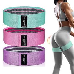 Handuo Heavy Resistance Booty Bands, elastisk Øvelse Stof Workout Bands til hjemmet grøn 64*8cm