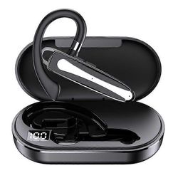 YYK-530-1 yhden korvan Bluetooth-korvakoukkukuulokkeet hienkestävä ajaminen Työskentely Urheilu Langaton puhelu Musiikkikuulokkeet latauskotelolla ...