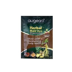 Hefansi I morgen levering Herbal Black Hair Dye Shampoo Øyeblikkelig hårfarge for grått hår dekning 10 min naturlig hårfarging Kastanje