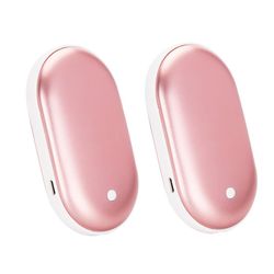2 pakkausta ladattavat kädenlämmittimet USB Power Bank sähköinen taskulämmitin lämmitin