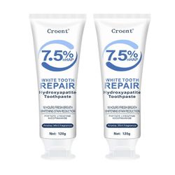 2X hydroksiapatiittihammastahna edistyneeseen kiilteen suojaukseen, virkistää hengitystä, fluoriton hammastahna herkille hampaille