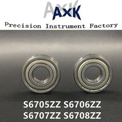 Særtilbud Begrænset 2stk/parti Metal Shielded S6705zz S6706zz S6707zz S6708zz Stålkugle med dyb rille