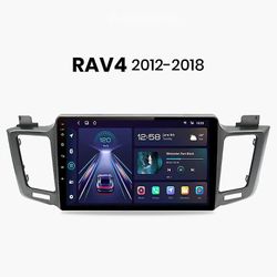 Unbreaded Carplay Android Auto Bilradio til Toyota RAV4 RAV 4 2012 - 2018 Multimedia GPS autoradio 4G WIFI