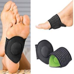 Arch Support, Plantar Fasciitis Fotavlastningsputer, Flatfoot Corrector Compression Polstret Støtte 1 par