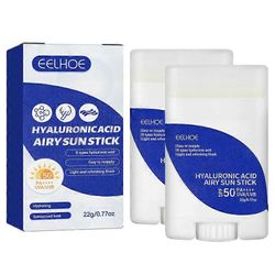2kpl hyaluronihappoa ilmava aurinkotikku SPF50+ PA++++