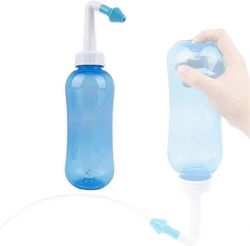 Nenän pesupullo Neti Pot Sinus Huuhtelupullo Nenänpuhdistusaine Nenän kastelusarja Nenänhoito Nenän hoito Allerginen kylmäflunssa Hoitotyö aikuisil...