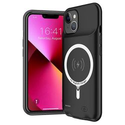 iPhone 13 6.1" 7000mAh ladattava laajennettu akkukotelo, joka on yhteensopiva MagSafen kanssa