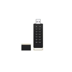 Se USB-stasjon, 256GB kryptert usb flash-stasjon ware pas minnepinne med tastatur usb 3.