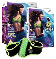 Nintendo Zumba 2 Fitness Wii - Bundle Pack with Belt lisävaruste - PAL - Uusi &; Seal
