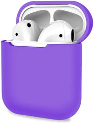 AIR Beskyttelsesdækselbestandigt etui til Apple AirPods 1 2 - lilla