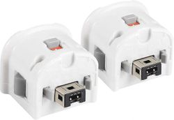 2 Motion Plus -sovitintunnistin Wii-kaukosäätimelle, Motion Plus -sovittimen kiihdyttimen vaihto Wii Motion Plus -sovittimelle - hyvä Valkoinen