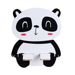 Træ farve udskrivning Desktop Cute Cartoon Animal Lazy mobiltelefon beslag Pandaen