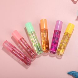 New Lip Hydrating 6 Color Roll-on Fruit Lip Balm Lip Oil Moisturizing Mirror Lip Gloss Transparent Lipstick Primer Tslm1 1 kpl satunnaista96