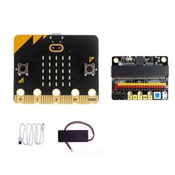 BBC Microbit V2.0 bundkort En introduktion til grafisk programmering i Python programmerbar lære sort